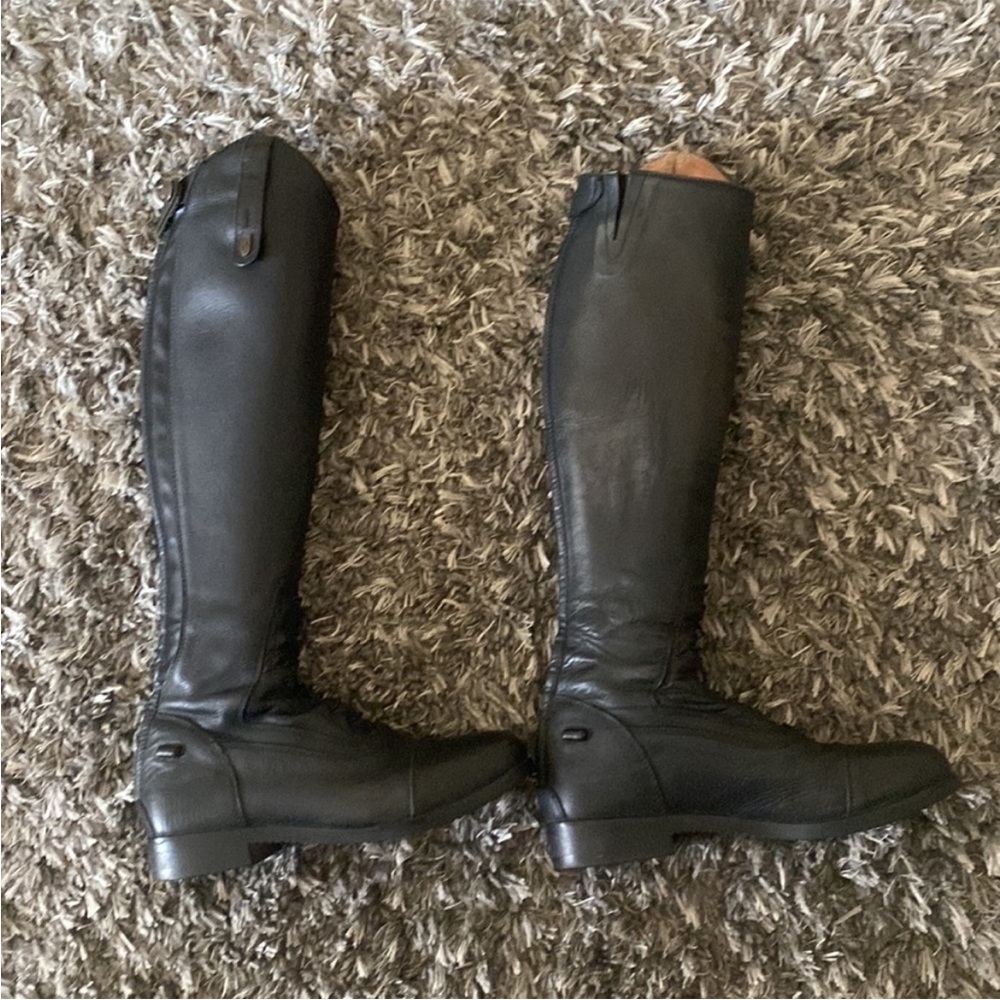 Tred Step The renaissance collection Donatello 39SR field black riding boots